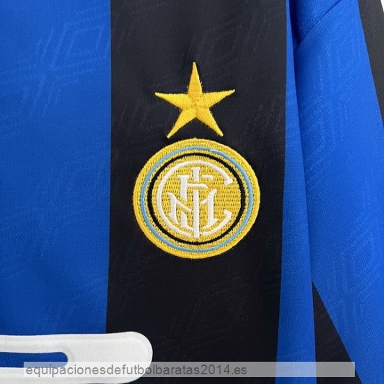 Nuevo 1ª Camiseta Inter Milan Retro 1995 1996 Azul Baratas